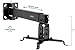 VIVO Universal Adjustable Wall Ceiling Projector Mount Bracket, Extendable Length Projection, Black, MOUNT-VP06B