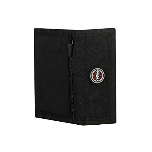 Image of Viaggi Black Nylon Unisex Wallet (EF-10Black)