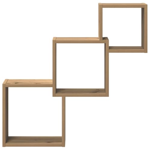 Étagère murale cube à compartiments pour optimiser l'espace du salon