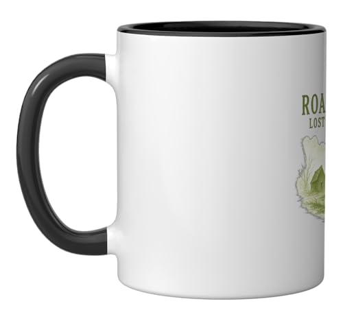 Roanoke Lost America's Colony's Oldest Unsolved Mystery Ceramic Mug, Black/White