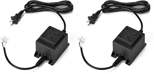 AGPtEK Voltage Converter Transformer 110/120V to AC 12V/5A, 60-Watt Waterproof Power Supply Converter for Swimming Pool Light, Water Pump, Outdoor Light, Spotlights (Pack of 2)