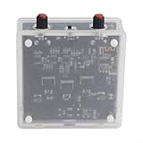 Gdfnmogo Plasma-Lautsprecher, Acrylbau, Hochspannungs-Puls-Sound, interaktives Wissenschaftsdisplay, schwarz und gold, Desktop-Dekoration (EU Glod)