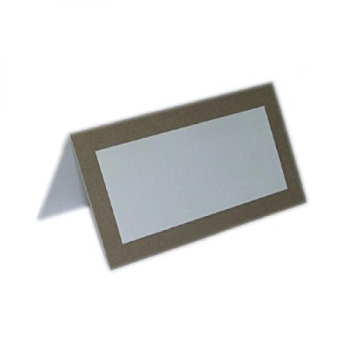 Oaktree Gifts Solid Gold Coloured Place Cards Pack of 50