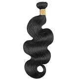 Brazilian Human Hair Bundles Body Wave Human Hair Single Bundle 24inch 100% Unprocessed Virgin Human Hair Body Wave Raw Quick Weaves Deals Natural Black