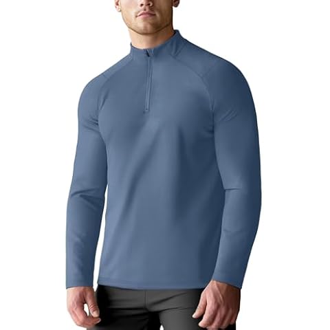 Zengjo Men's 1/4 Zip Pullover Cover