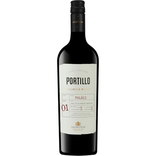 Portillo Bodegas Salentein Malbec Rotwein Rot Trocken VEGAN Argentinien inkl. FeinWert E-Book (1 x 0.75 l)