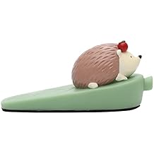 Cute Dog Door Stopper, Decorative Animal Doorstop Wedge Funny Weighted Door Stops for Home Office Floor Wall Protector - Keep Doors OpenHedgehog