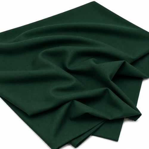 Image of M Fabrics Cotton Plain Solid Lining 2by1 Soft 36 Inch Width Solid Colors for Craft Material Blouse, Petticoat, Kurtis, Tailoring & Boutique Purpose (2by1 Pack of 5 Meters) - Hunter Green /Dark Green