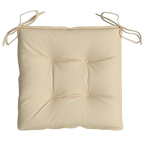 Coussin de chaise antidérapant lot de 2 imperméable beige - 6