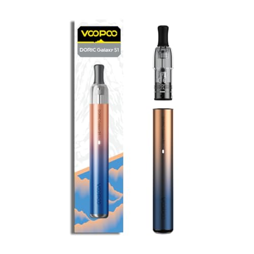E-Cigarette Starter Set,VOOPOO Doric Galaxy S1 Kit 800 mAh Einbaute Batterie 2 ml Seitenfüllung 0,7 Ohm Patrone Elektronischer...