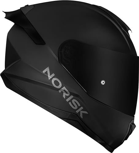 Capacete Norisk Razor Solid Matte Black Edition c/ Viseira Fumê 58/M