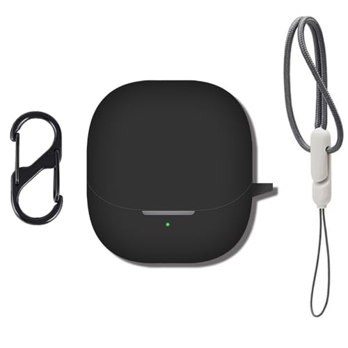 For Xiaomi Buds 5 �P�[�X �ی�J�o�[�ySHANCHI�z���C�����X�C���z���V���R���ی�J�o�[�i�i�o�R�p�o�b�N��+�X�g���b�v�t���j�]�|�h�~�A�����~���h�~�A�Ռ��h�~�A�����\�[�d�\�A�h���A�h�o�i�u���b�N�j