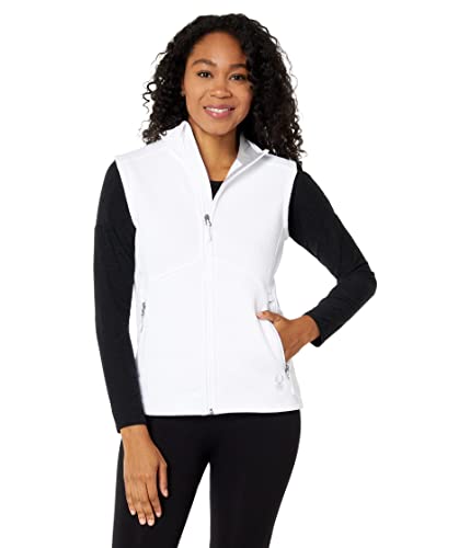 Spyder Bandita Fleece Vest White 1 XL at Amazon Women's Coats Shop