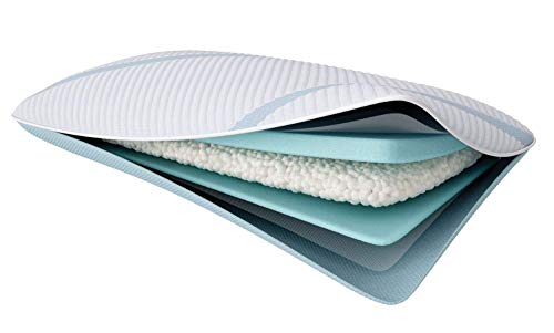 Image of Tempur-Pedic Memory Foam TEMPUR-Adapt ProHi + Cooling-Queen Pillow, white