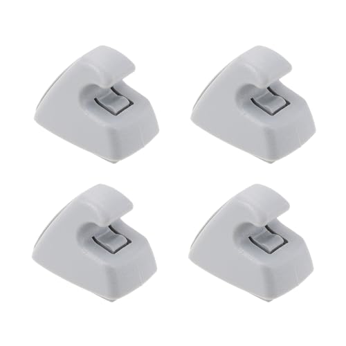 LT Easiyl 4 Piezas De Soporte para Visera Solar Retenedor De Techo Gancho Deflector De Plástico Compatible con Chevrolet Compatible con Cruze Grey 95994975