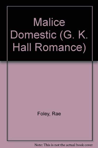 Malice Domestic (G K Hall Large Print Book Series) [Large Print] 0783803850 Book Cover