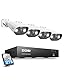 ZOSI 4K PoE Überwachungskamera Set mit 8CH 2TB HDD NVR und 4X 8MP Outdoor PoE IP Kamera, Personenerkennung, Farbe Nachtsicht, Flutlicht Außen Smart Videoüberwachung System