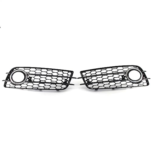 Gril phare antibrouillard avant chrome pour calandre de pare-chocs S4 A4 B8 Sline