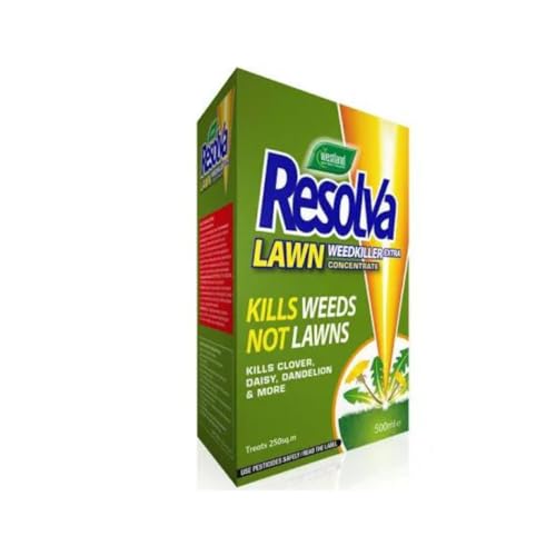 Resolva Lawn Weedkiller Extra Concentrate 500ml - Ready To Use For indoor and Outdoor Use