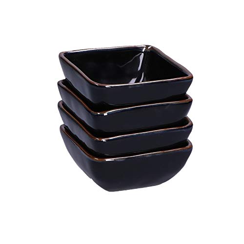 Rose & Tulipani - Concert noir Coupelle carrée 8 cm Lot de 6 Cover