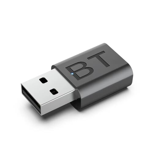 VONVOFF USB Bluetooth Car Kit,Mini 2-in-1 5.4 Bluetooth Receiver Adapter for Car Music/Stereo Audio,Plug-and-Play,(Aux in) with 3.5mm Cable (Receiver)