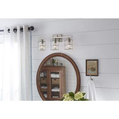 Amazon | アレン+ Roth 3ライトkenrossつや消しニッケル浴室洗面化粧台