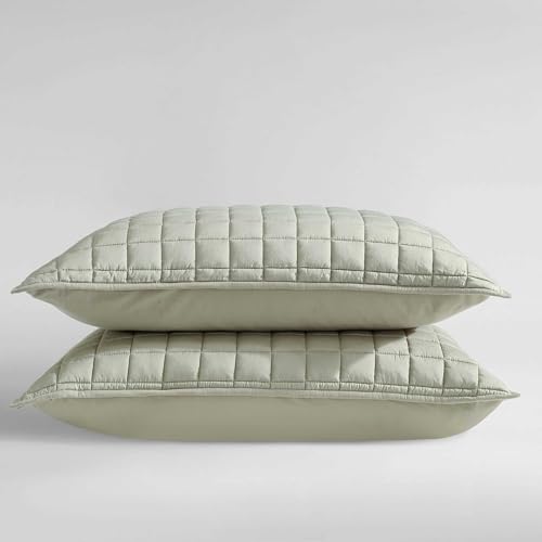 Calvin Klein - Quilt Set, Super Soft Bedding with Matching Shams, Reversible Stitch Design, Modern Room Essentials (Tencel Solid Green, King) by Calvin Klein - Image 7