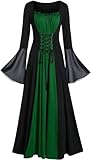 kleider renaissance zeit Material：Das elegante Mittelalter-Renaissance-Kleid für Damen besteht aus ausgewähltem Polyester und Elasthan, das Kleid ist superweich, atmungsaktiv und angenehm zu tragen, leicht und hervorragend verarbeitet, was Ihnen das beste Tragegefühl bietet.Dieses Gothic-Kleid für Damen ist ein vielseitiges Kleidungsstück, das eine breite Palette von Stilen wie Gotik, Mittelalter, Viktorianisch und Renaissance abdeckt.