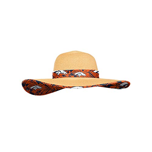Image of FOCO NFL Womens Floral Straw Hat