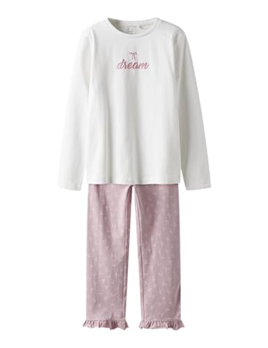 NAME IT Mädchen Nkfragna Night Set Box, Keepsake Lilac, 116 cm – Ansicht 1