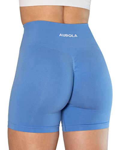 Image of AUROLA Intensify Workout Shorts for Women Seamless Scrunch Short Gym Yoga Running Sport Active Exercise Fitness Shorts