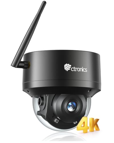 Amazon.co.jp: Ctronics 防犯カメラ 屋外 4K AI追跡機能 5GWi-Fi 64GB