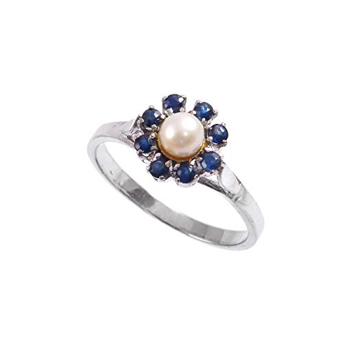 Bague saphir perle argent 925 à porter au quotidien pour sublimer vos tenues