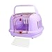 Fonowx Pet Travel Carrier Dog Crate Sturdy Cat Carrier Portable Indoor Outdoor Walking, Purple