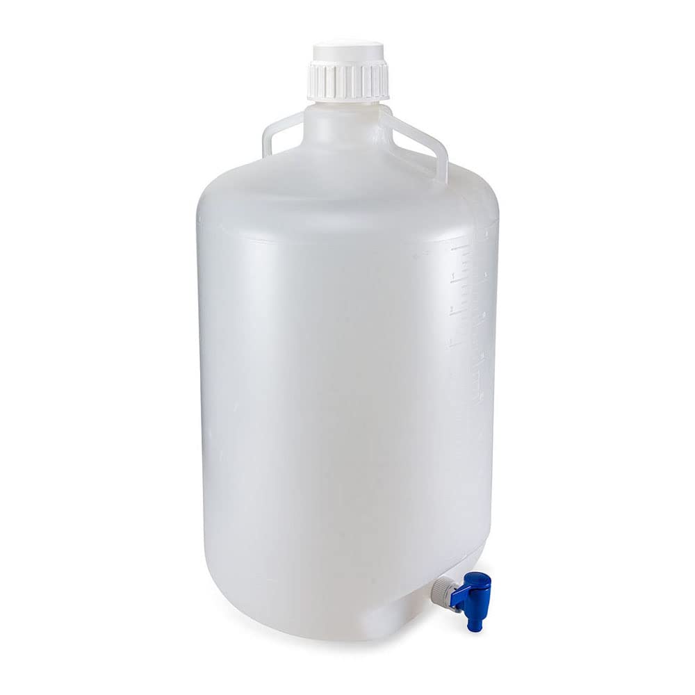 GLOBE SCIENTIFIC 7220050 Carboy, 13.2 gal. Labware Cap. English