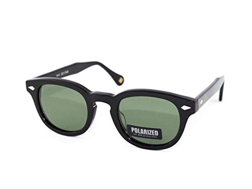 X-LAB Sonnenbrillen 8004 moscot style, unisex polarisierte Gläser (Schwarz, G15)