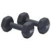 Amazon Basics Neoprene Dumbbell Hand Weights for Exercise and Muscle Toning