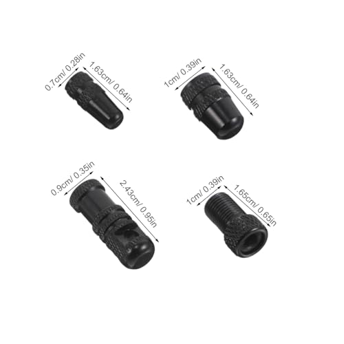 Cabilock Adaptador de válvula para bicicleta 10 uds miniatura 2