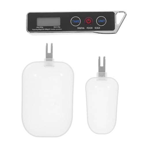 POPETPOP Bilancia Cucchiaio Digitale da Cucina Alta Precisione Mini Bilancia Elettronica per Alimenti Strumento di Misurazione Versatile per Cottura e Preparazione Design Compatto e