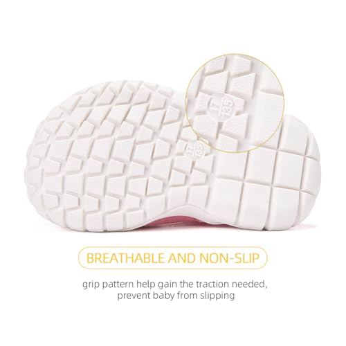 Image of BMCiTYBM Baby Boy Girl Closed Toe Summer Toddler Sandals Lightweight Shoes Infant Non-Slip First Walking Sneakers 6 9 12 18 24 Months 2-3 Years