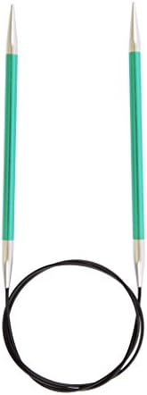 KNIT PRO KP47126 Zing: Fixed Circular Knitting Pins: 80cm x 3.25mm, 3.25mm , Green