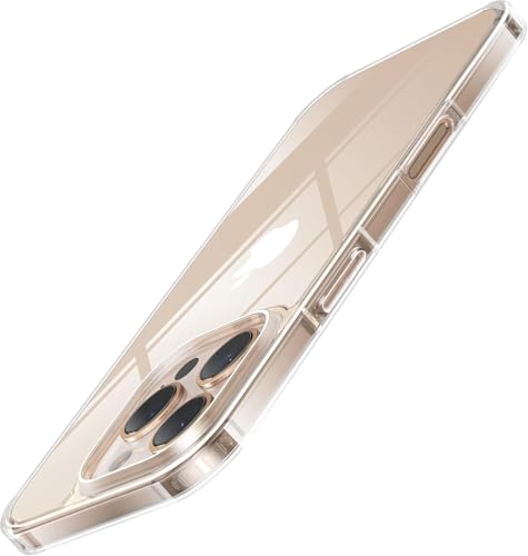 TORRAS Ultra Dünn für iPhone 16 Pro Max Hülle [ wie das Original] Rundumschutz Exzellente Samtiger Griff Handyhülle iPhone 16 Pro Max Case Schutzhülle Slim Transparent