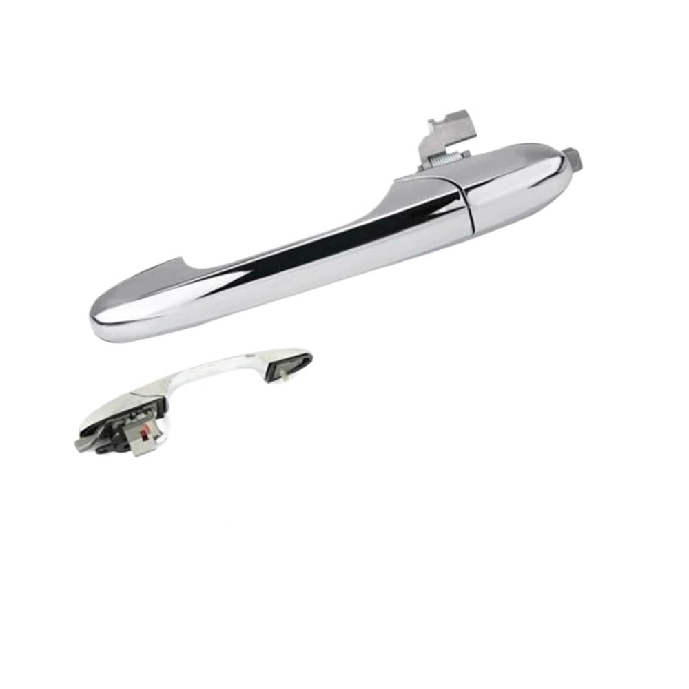 Bikkjbk Left Car Vehicle Door Handle Passenger Or Right Side Outer Door Handle For 500 2007-2020 735592026 735592012 Car Sliding Exterior