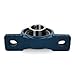 Jeremywell UCP201-8 Pillow Block Bearing (2 Pack), 1/2 inch Bore, 2 Bolt Flange Mounted, Solid Cast Iron Base, Self-Alignment