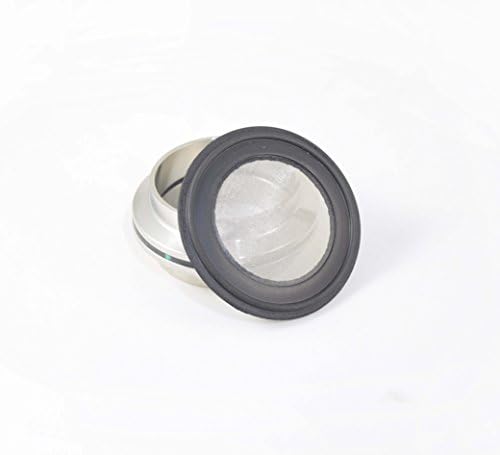 ARTESIAN SYSTEMS 100 Micron VITON/FKM Tri Clamp Screen Filter Gasket 316L (100Uf Micron/150Mesh) Stainless Steel Pharmaceutical Grade Filter Mesh. VITON with & FDA Certification (4")
