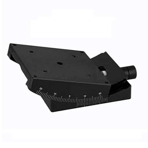 Manual Arc Fine Adjustment Stage Unidirectional Angle Tilt Adjustment Table Screw Driven Angle Stage Aluminum Alloy Material (GFG9030)