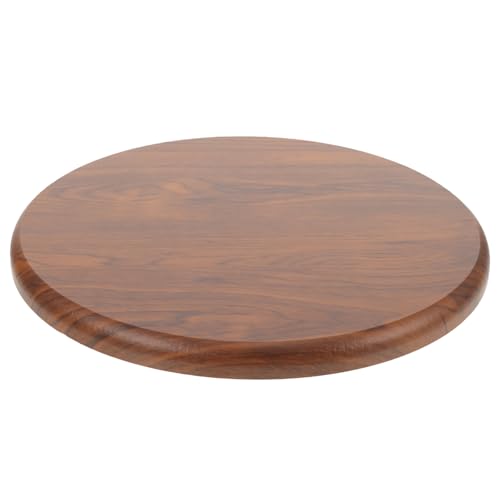 Milisten Asiento de Madera Maciza para Taburete Redondo, Repuesto Superficie Lisa, Resistente para Taburetes de Bar y Espacios Interiores, Fácil Mantenimiento