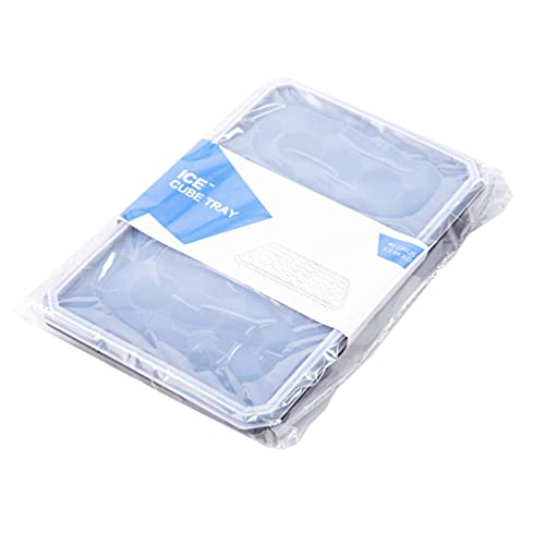 LaoZan Tapa del Molde del Cubo De Hielo del Silicón del Enrejado 40 Bandeja De Hielo del Diamante del Silicón De La Categoría Alimenticia (Negro)