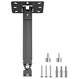 suptek Extended Mini Projector Ceiling Mount Adjustable Wall Mount with Thread Adapters for Projector DVR Camera, Max 21inch (PR05MINIB)