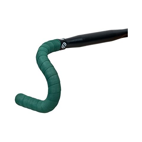 Bike Ribbon Cork Plus Road Handle Bar Tape - Dark Green Cover